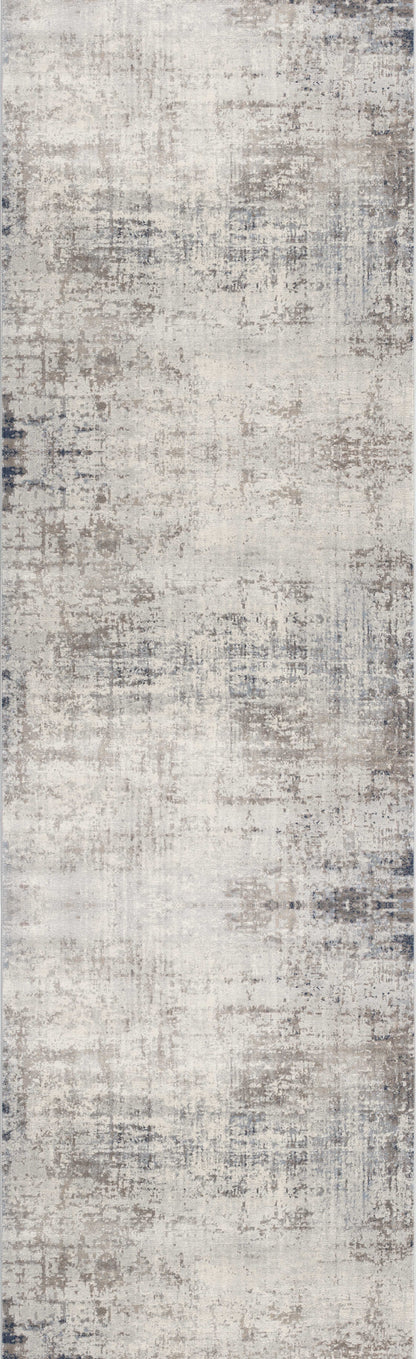 Maru Abstract Contemporary Blue Indoor Rug
