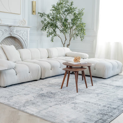 Havana Moroccan Contemporary Grey Rug