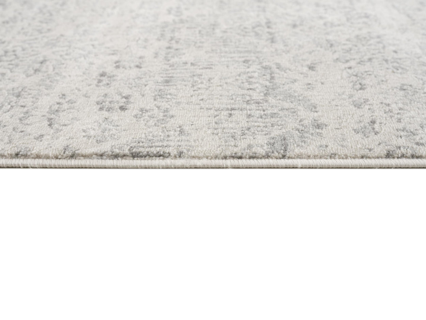 Liora Damask Traditional Grey Indoor Rug-26