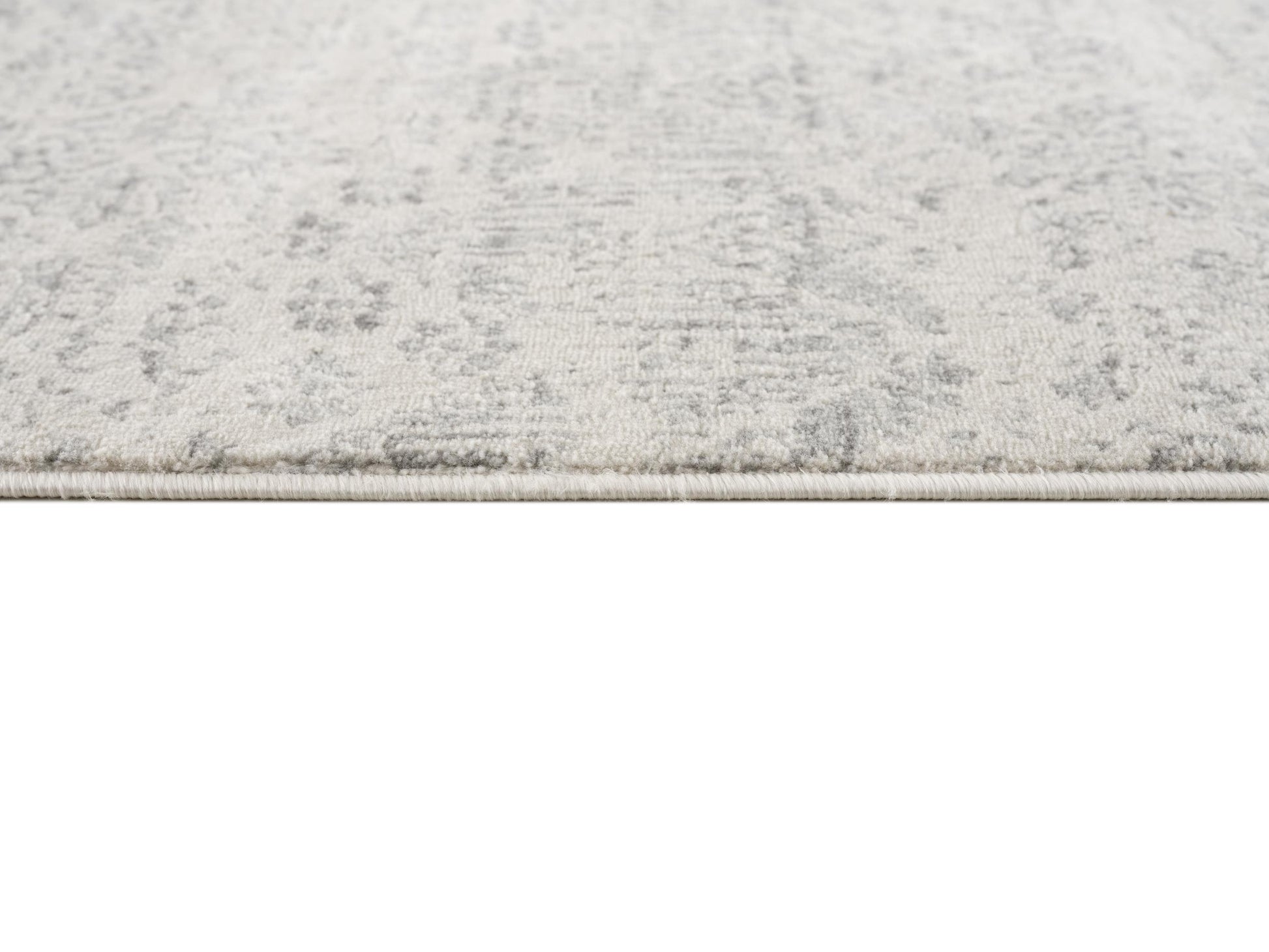 Liora Damask Traditional Grey Indoor Rug-26