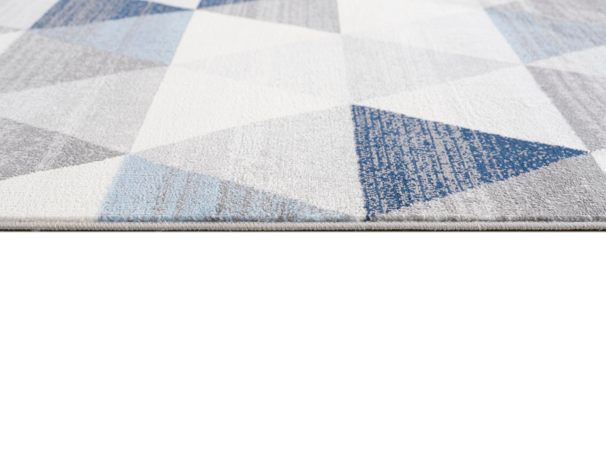 Eldin Geometric Contemporary Blue Indoor Rug-24