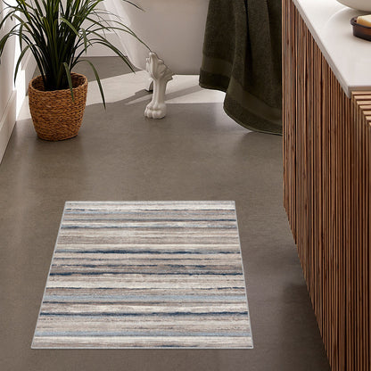 Havana Scandinavian Contemporary Blue Rug