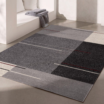 Nova Mid-Century Modern Contemporary Grey Rug