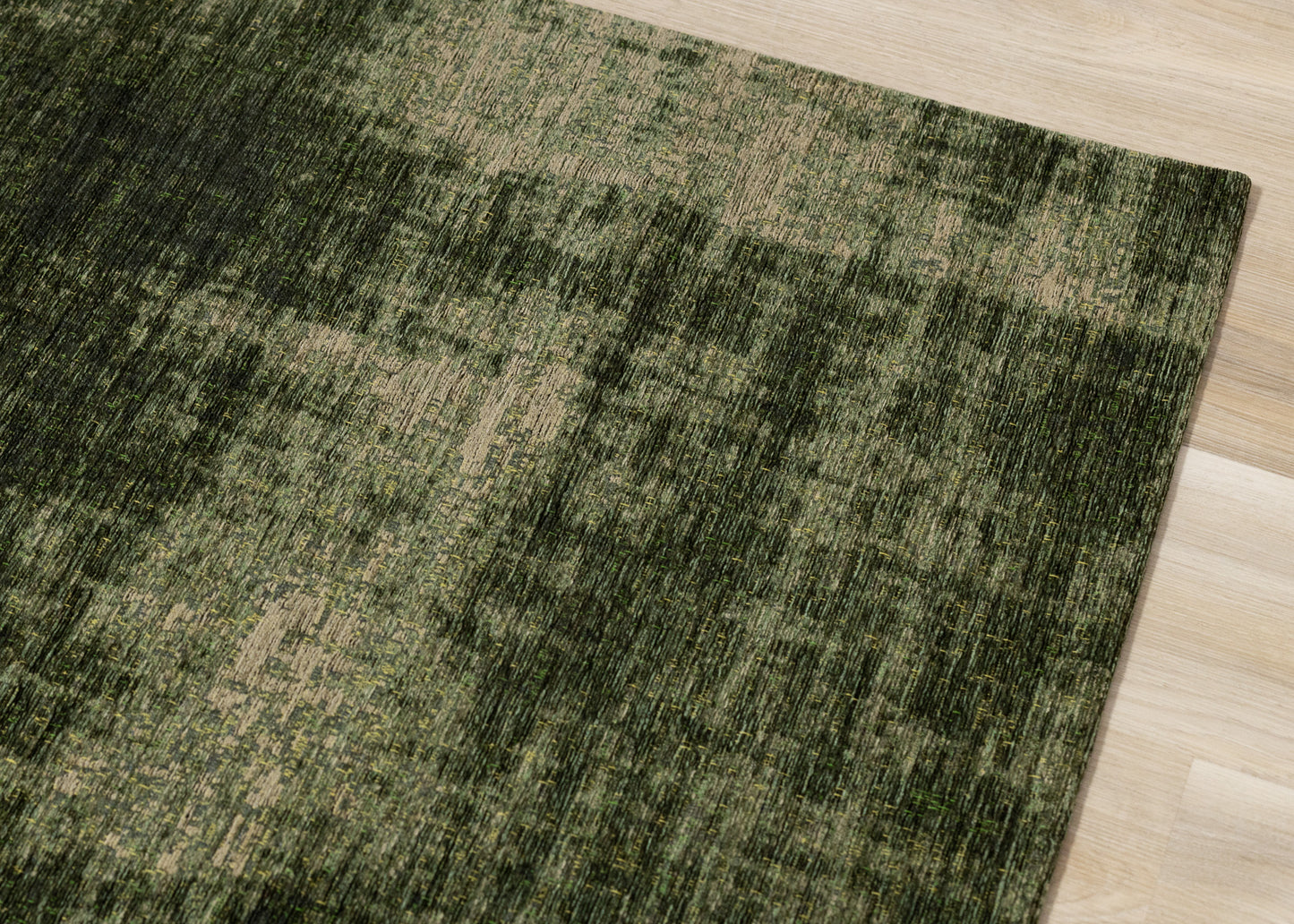 Modern Organic Green Area Rug-4