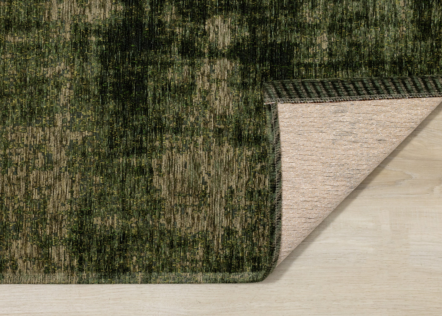 Modern Organic Green Area Rug-6