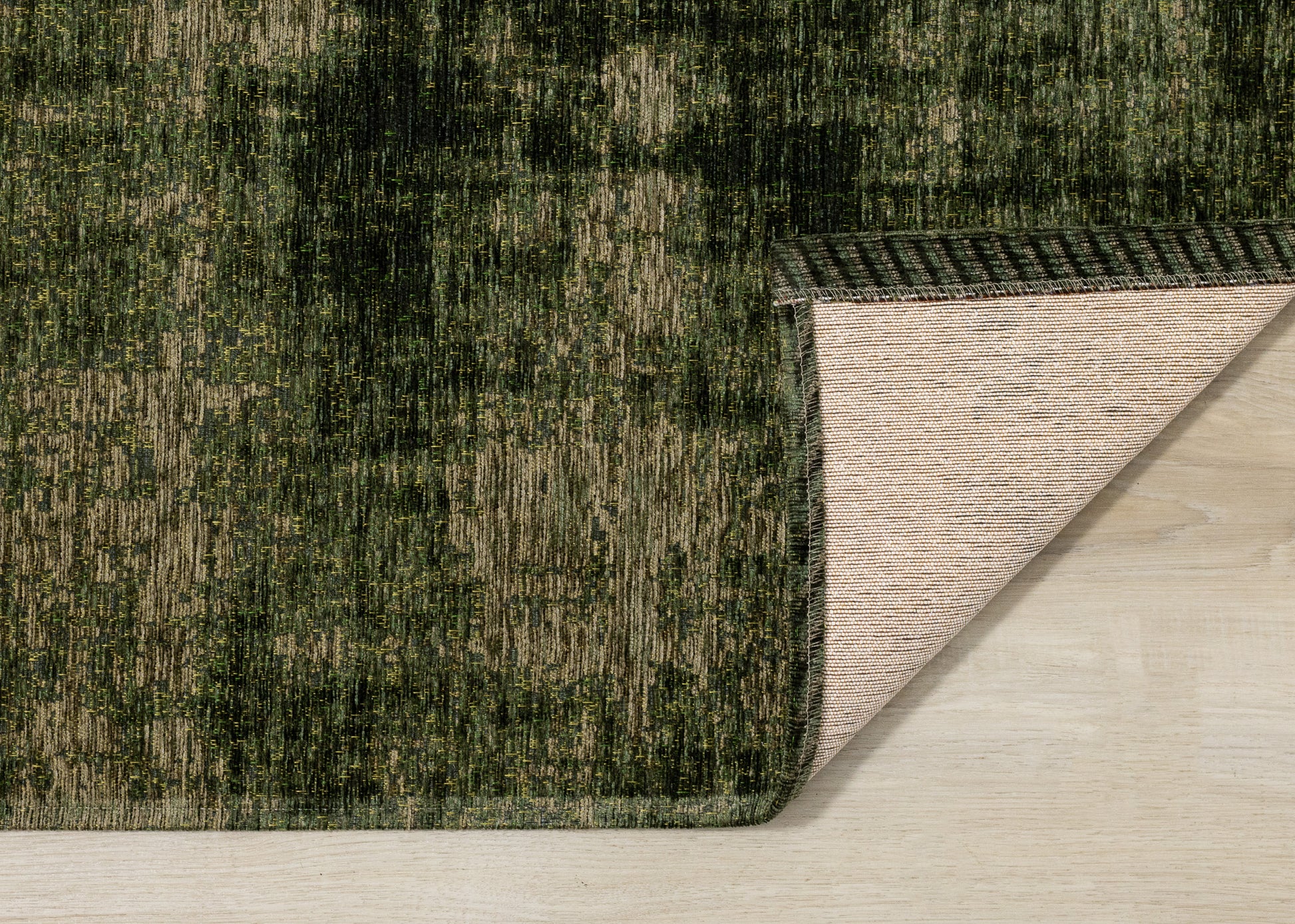 Modern Organic Green Area Rug-6