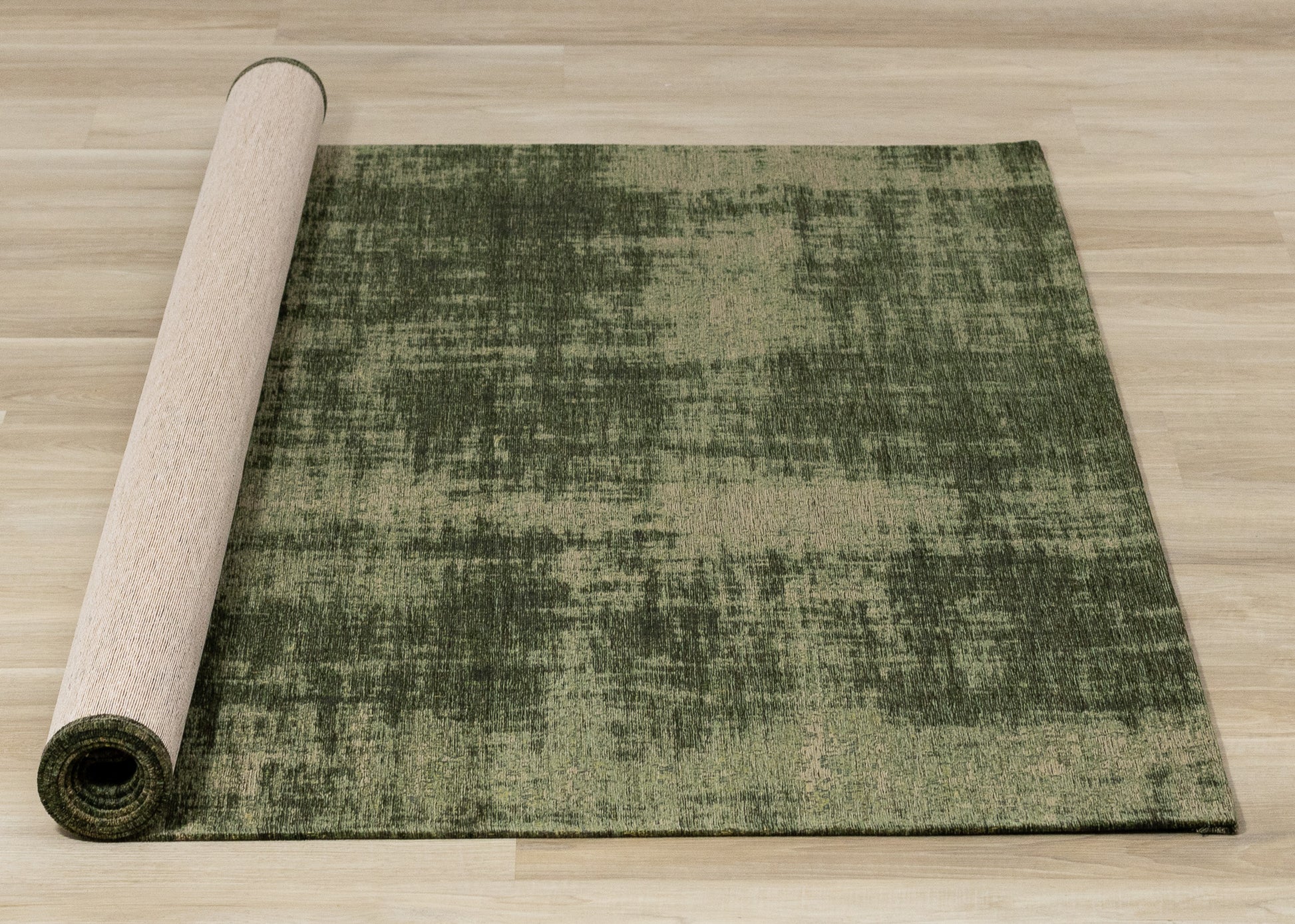 Modern Organic Green Area Rug-7