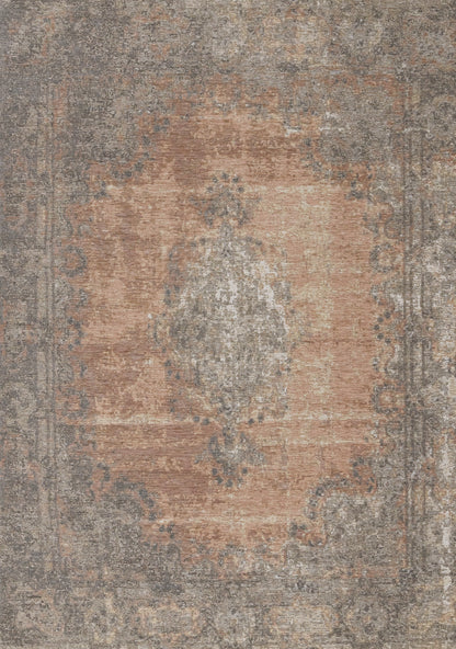 Classic Traditional Border Grey Area Rug