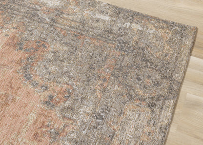 Classic Traditional Border Grey Area Rug