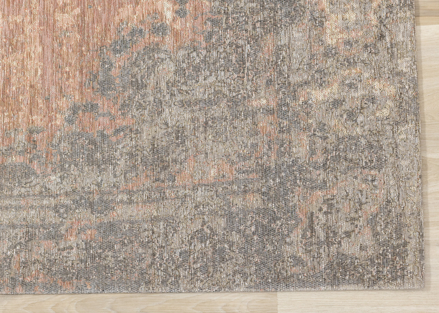 Classic Traditional Border Grey Area Rug