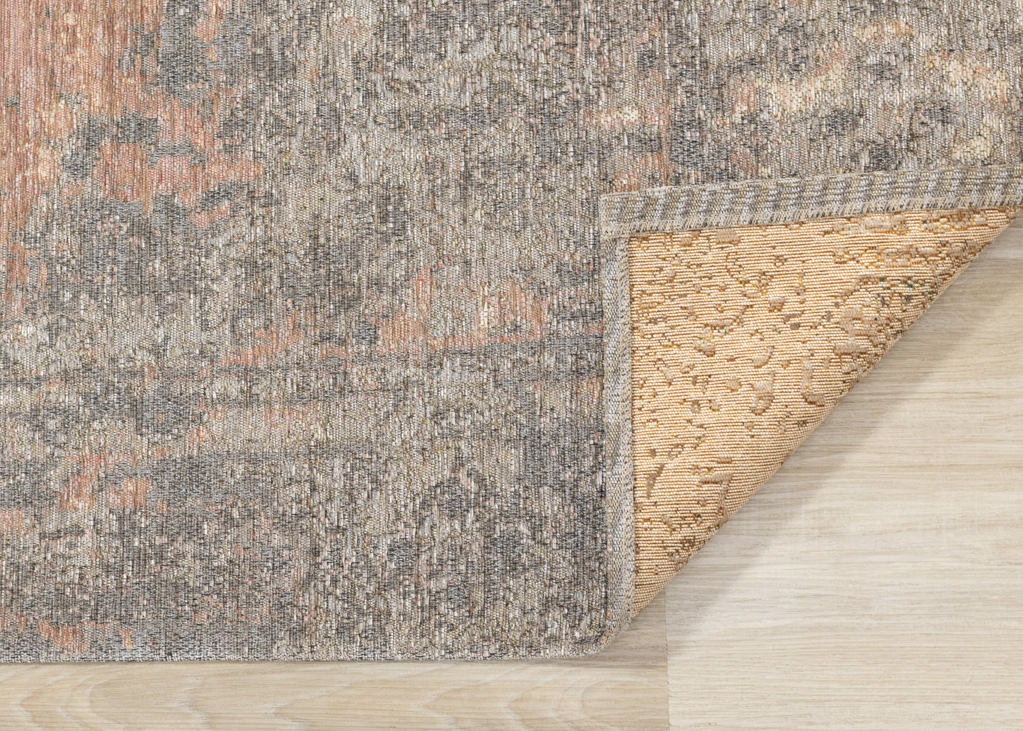 Classic Traditional Border Grey Area Rug