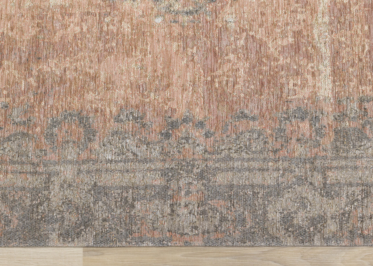 Classic Traditional Border Grey Area Rug