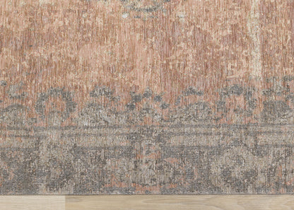 Classic Traditional Border Grey Area Rug