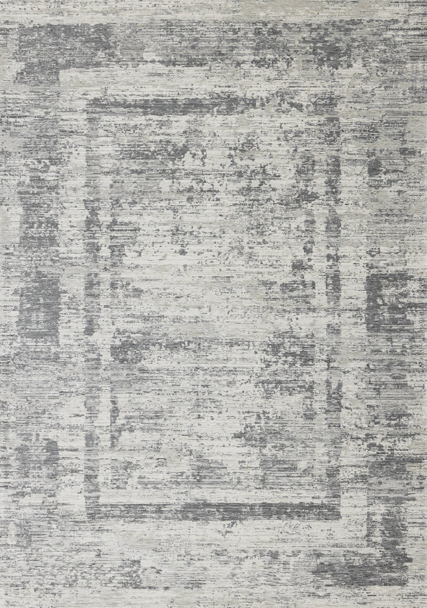 Modern Border Grey Area Rug