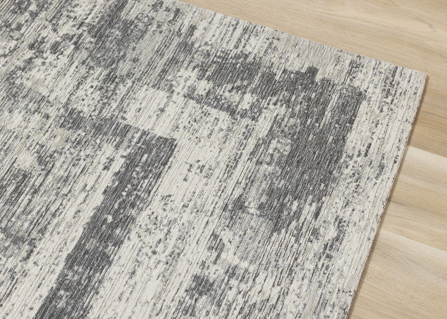 Modern Border Grey Area Rug