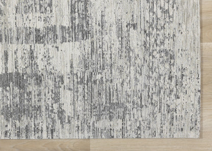 Modern Border Grey Area Rug