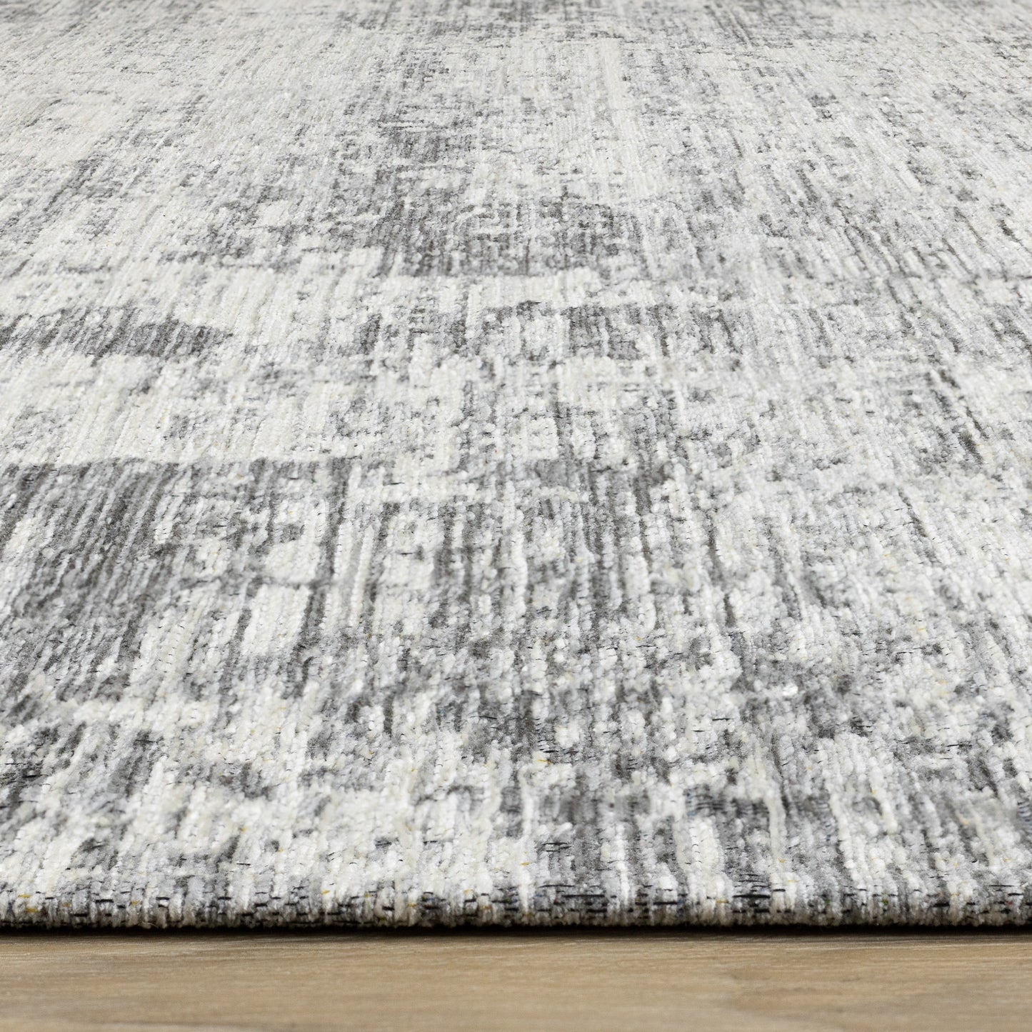 Modern Border Grey Area Rug