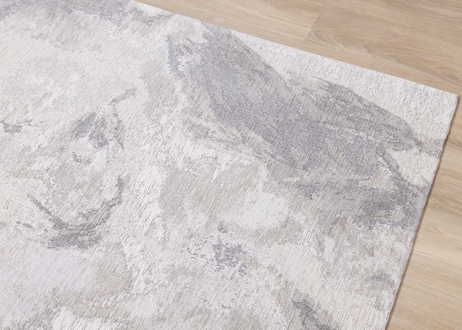 Modern Organic Cream Area Rug-4
