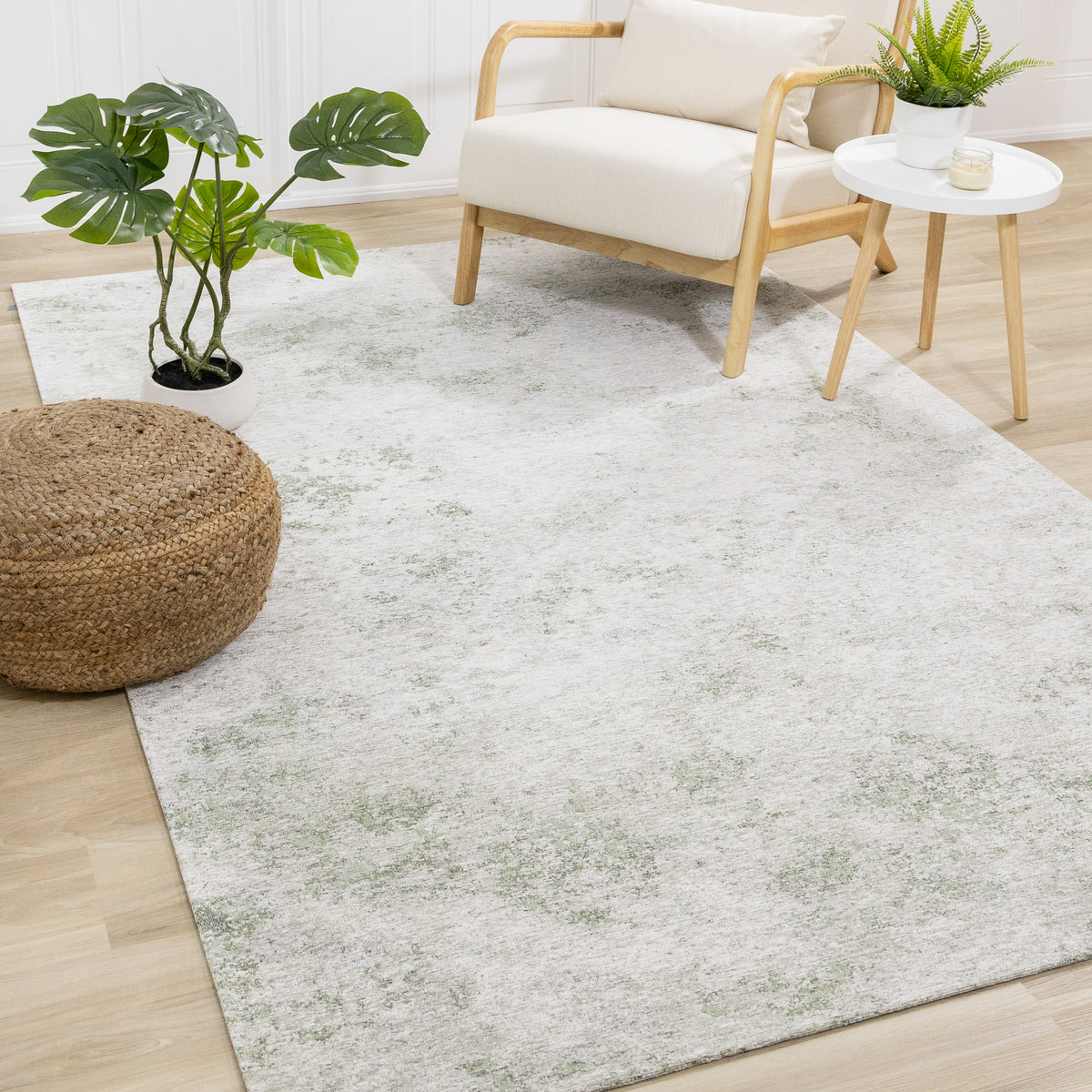 Tapis moderne bio crème
