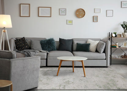 Modern Organic Cream Area Rug-3