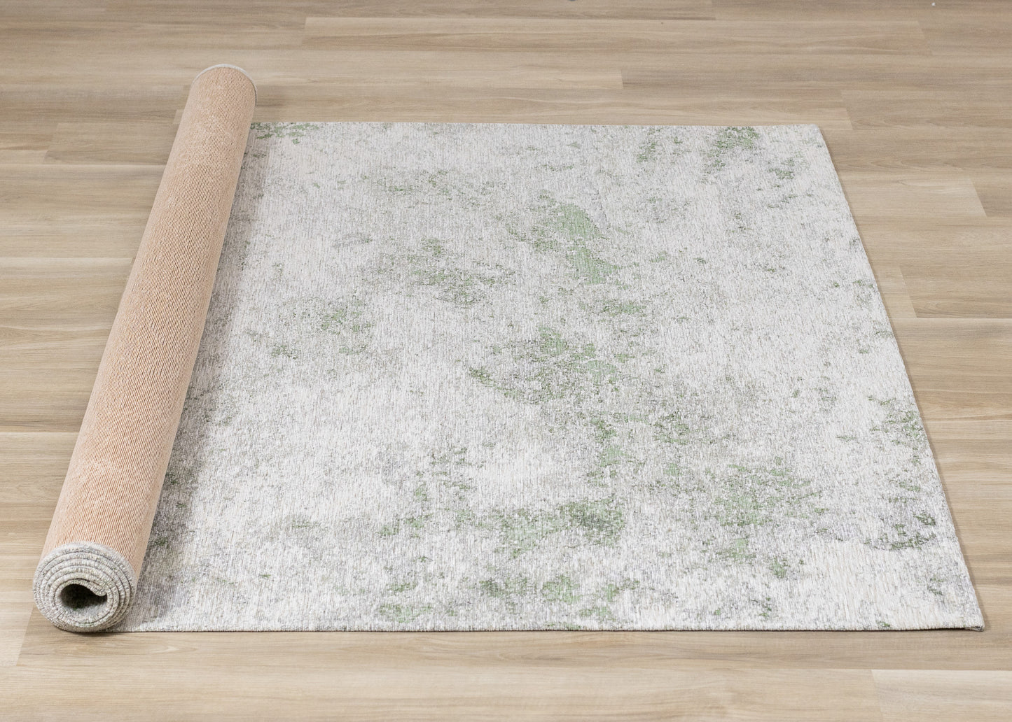 Modern Organic Cream Area Rug-7