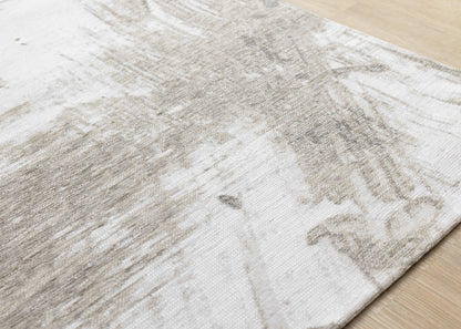 Contemporary Organic White Area Rug-4