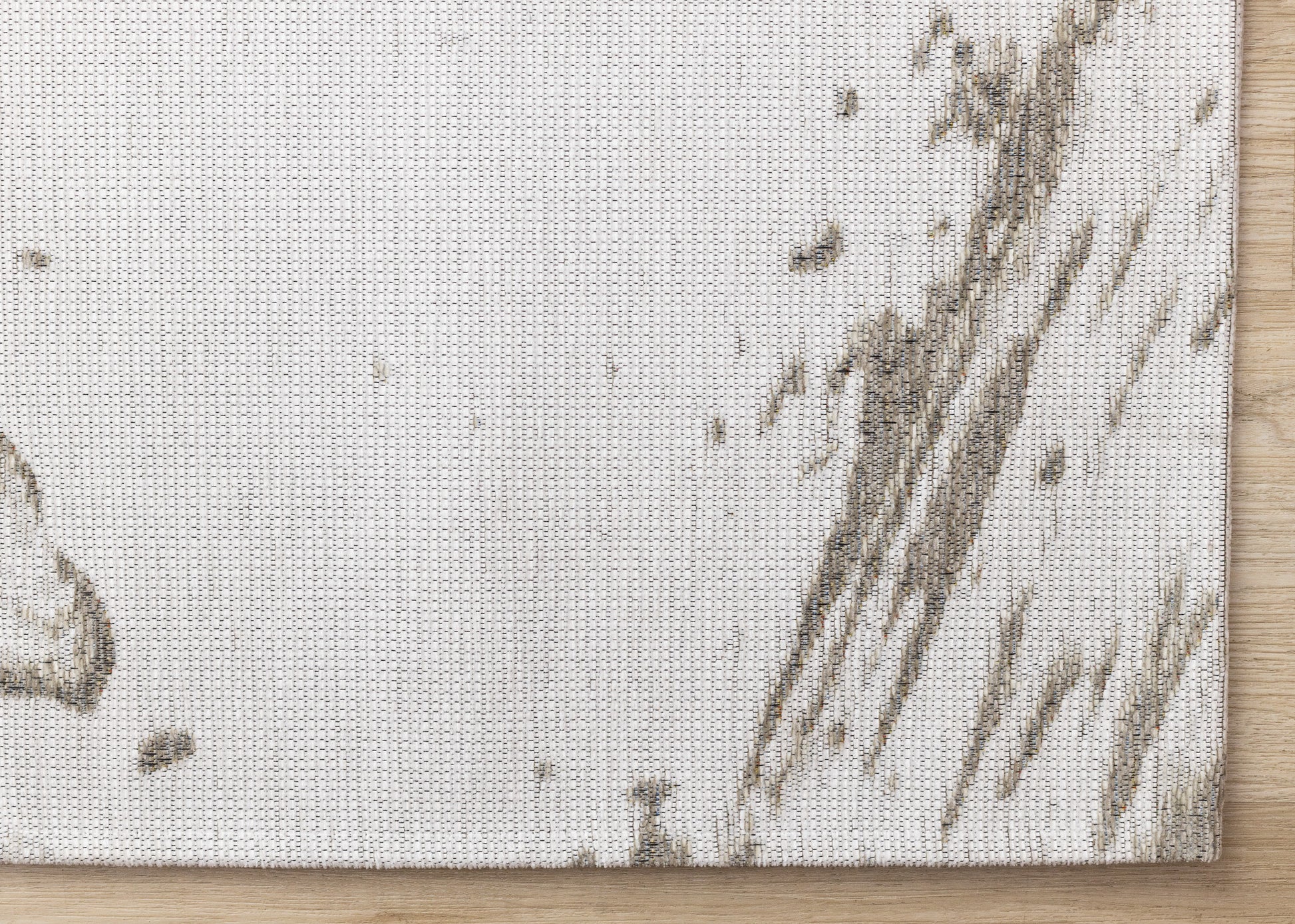 Contemporary Organic White Area Rug-5
