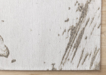 Contemporary Organic White Area Rug-5