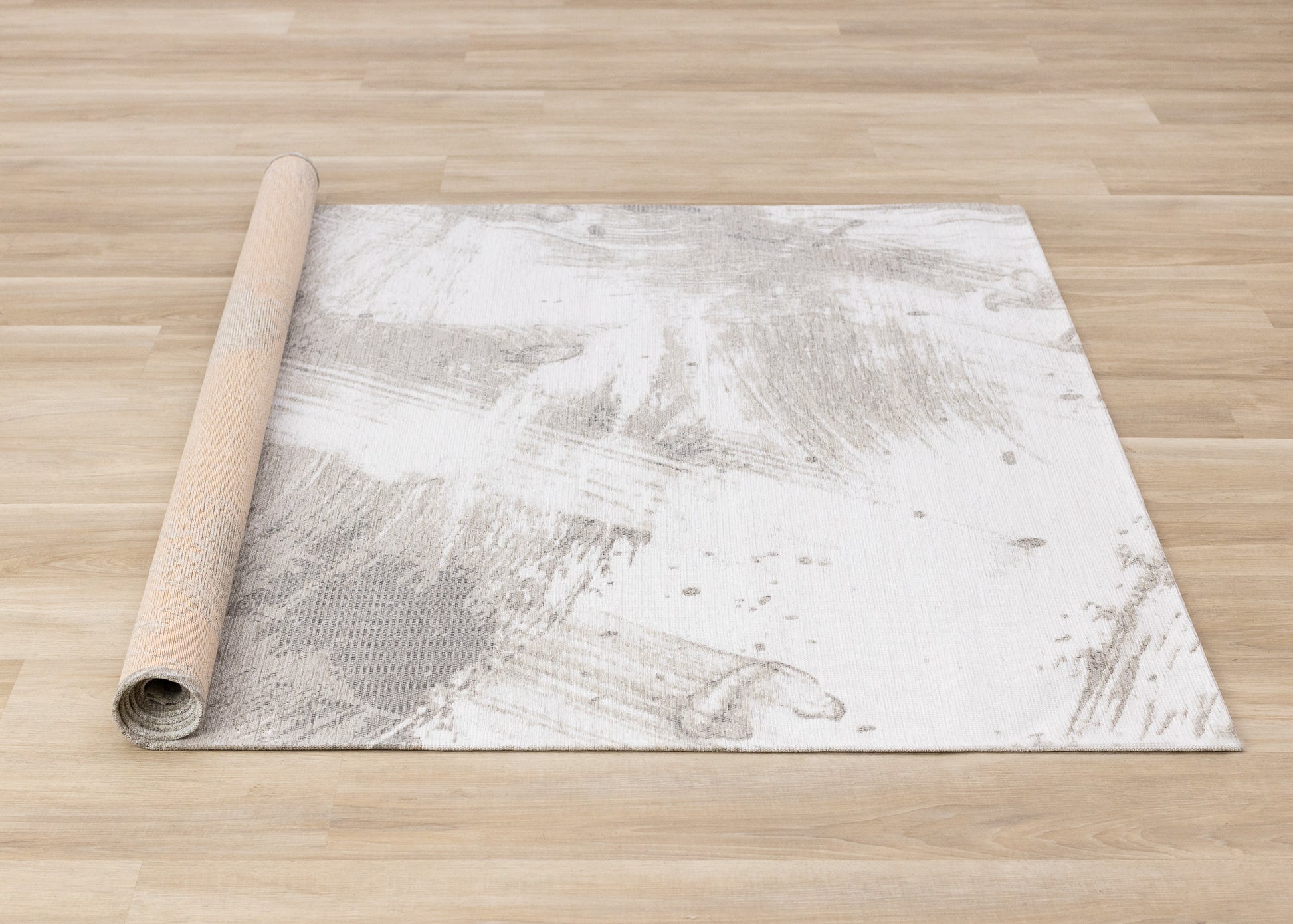 Contemporary Organic White Area Rug-7
