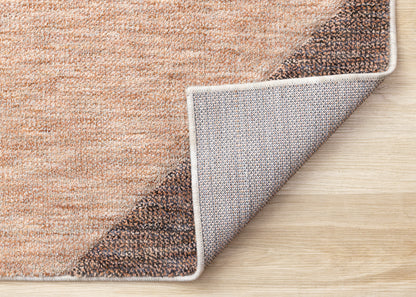 Contemporary Geometric Stripes Pink Area Rug-6