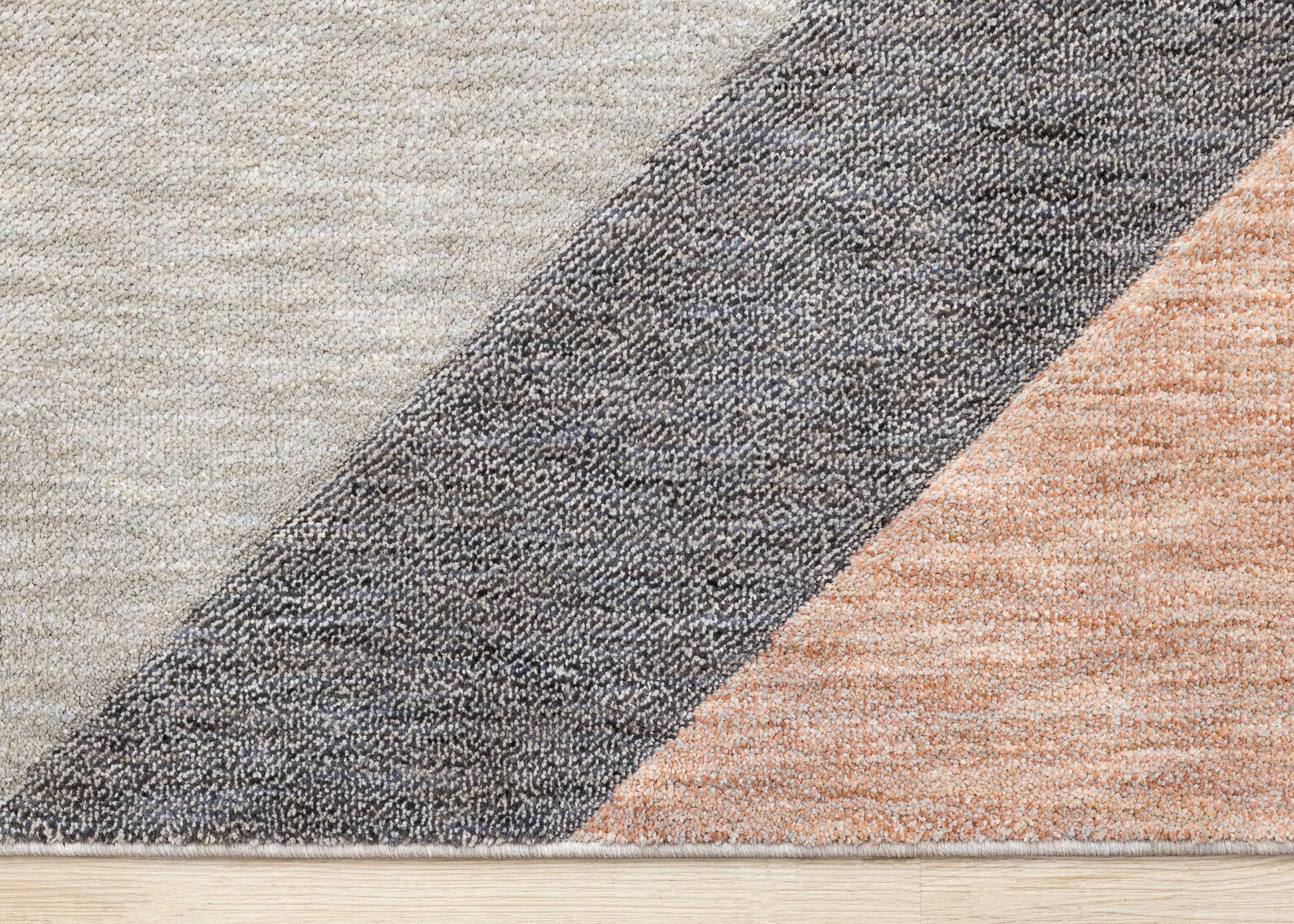 Contemporary Geometric Stripes Pink Area Rug-8