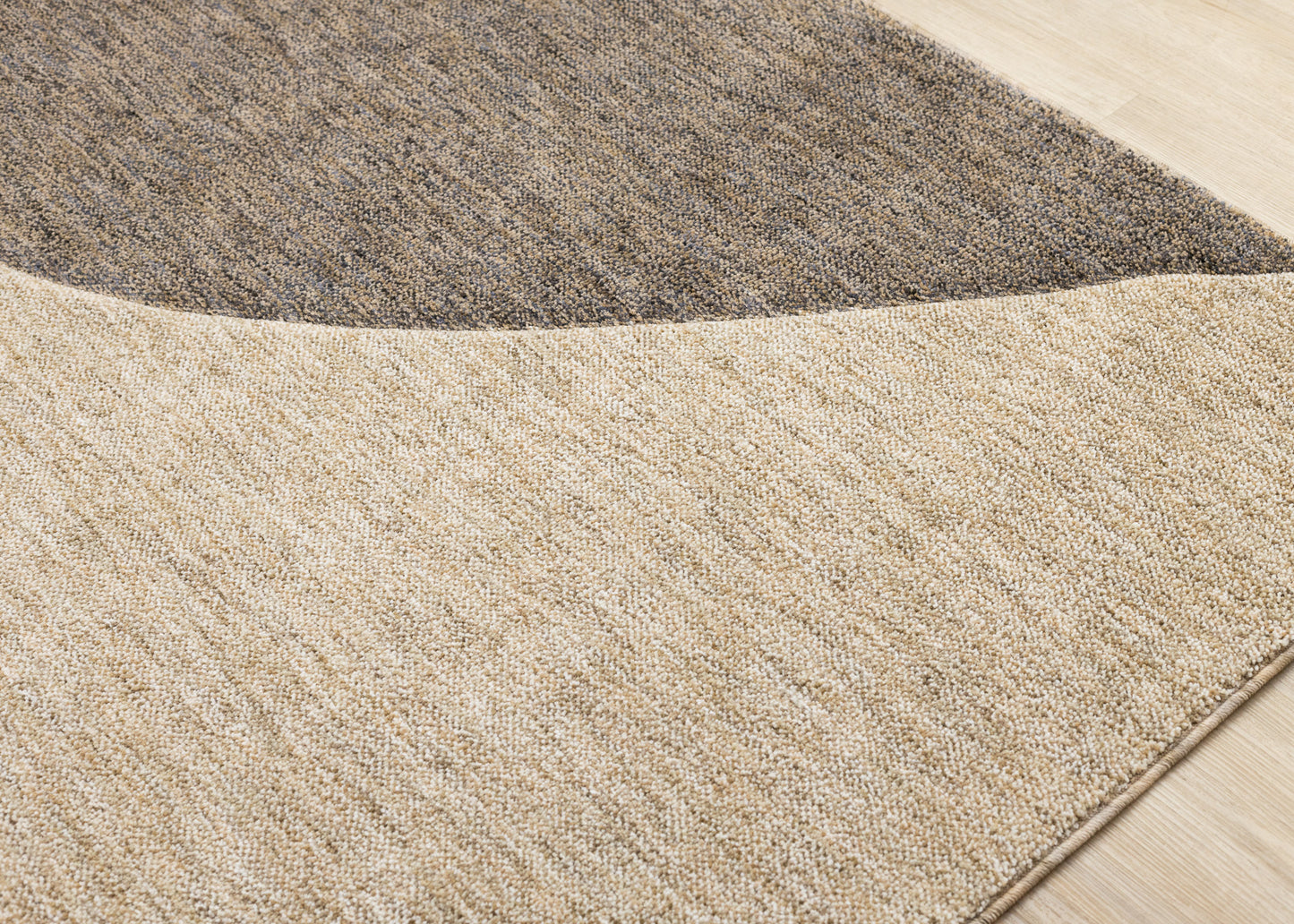 Contemporary Geometric Beige Area Rug-4