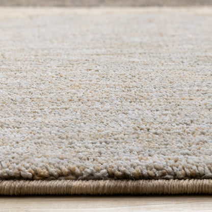 Contemporary Geometric Beige Area Rug-9