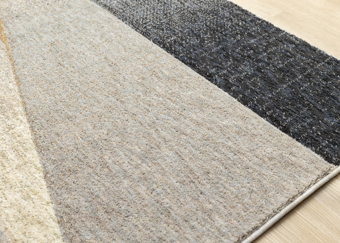 Contemporary Geometric Grey Area Rug