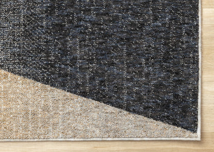 Contemporary Geometric Grey Area Rug