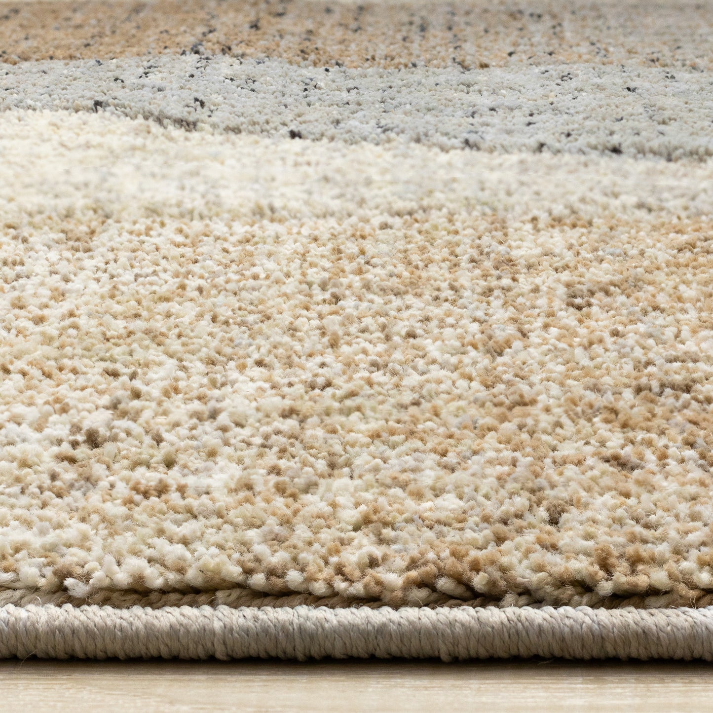 Contemporary Geometric Grey Area Rug