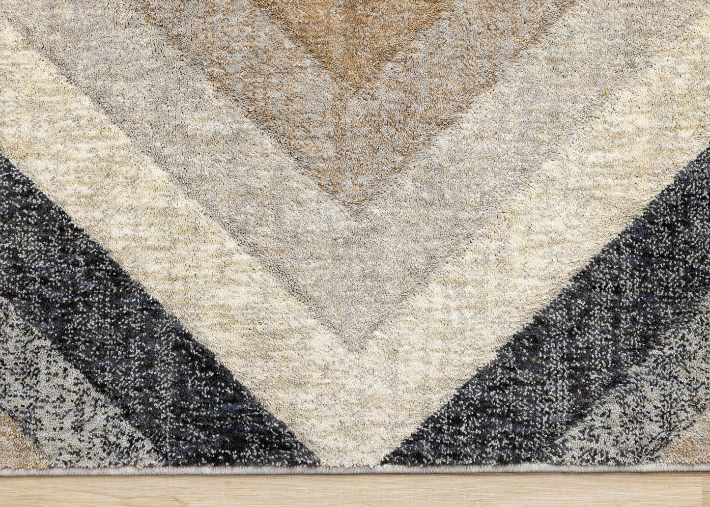 Contemporary Geometric Grey Area Rug