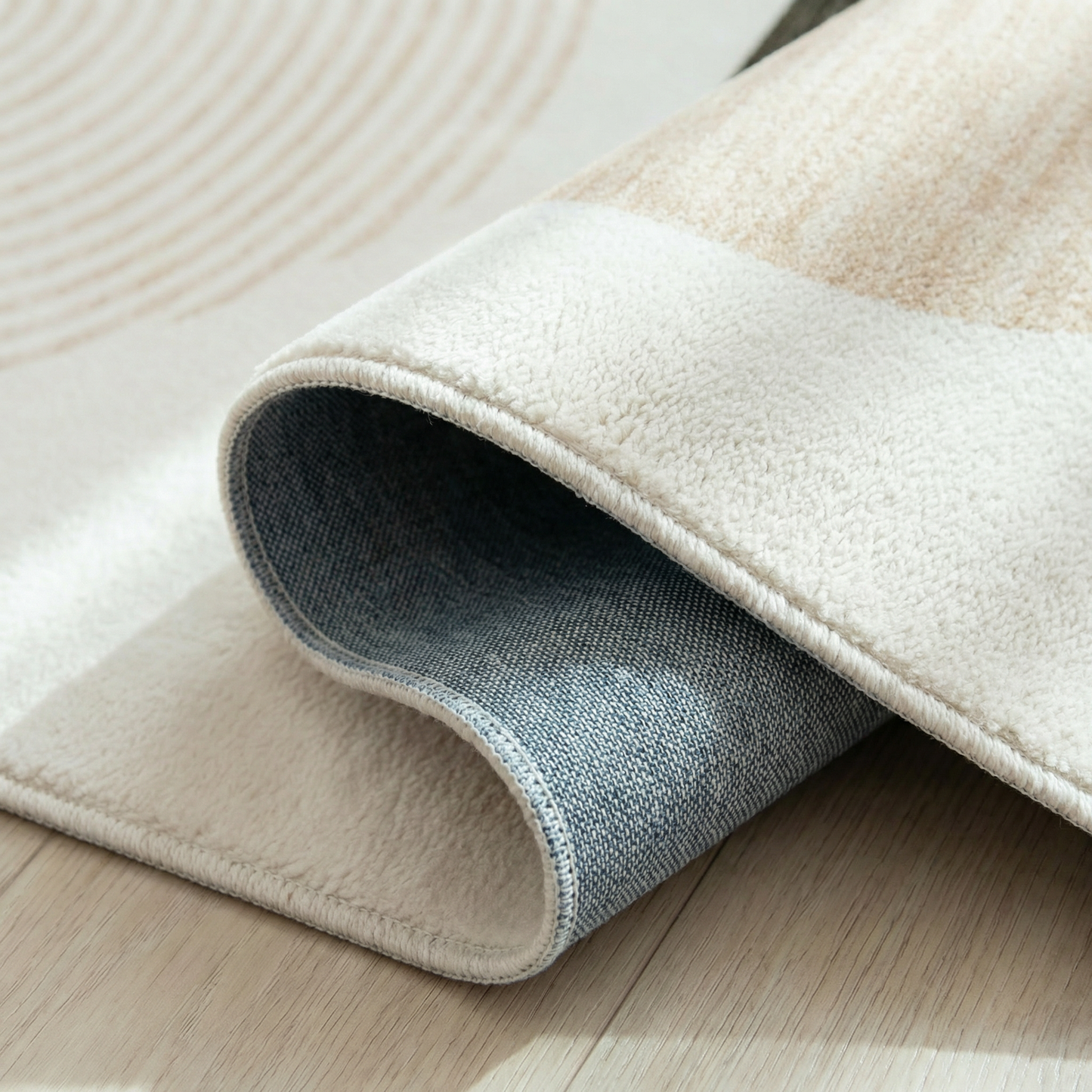 Solis Modern Cream Beige Kids Playroom Area Rug