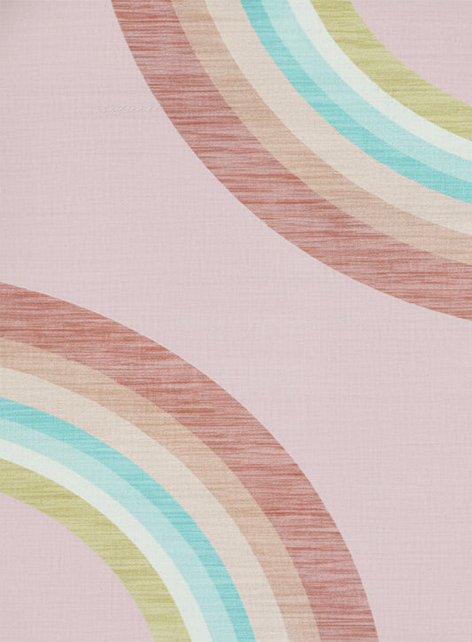 Marlow Rainbow Modern Pink Indoor Rug