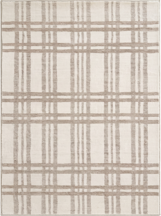 Alfombra de interior Marlow Rainbow Modern White
