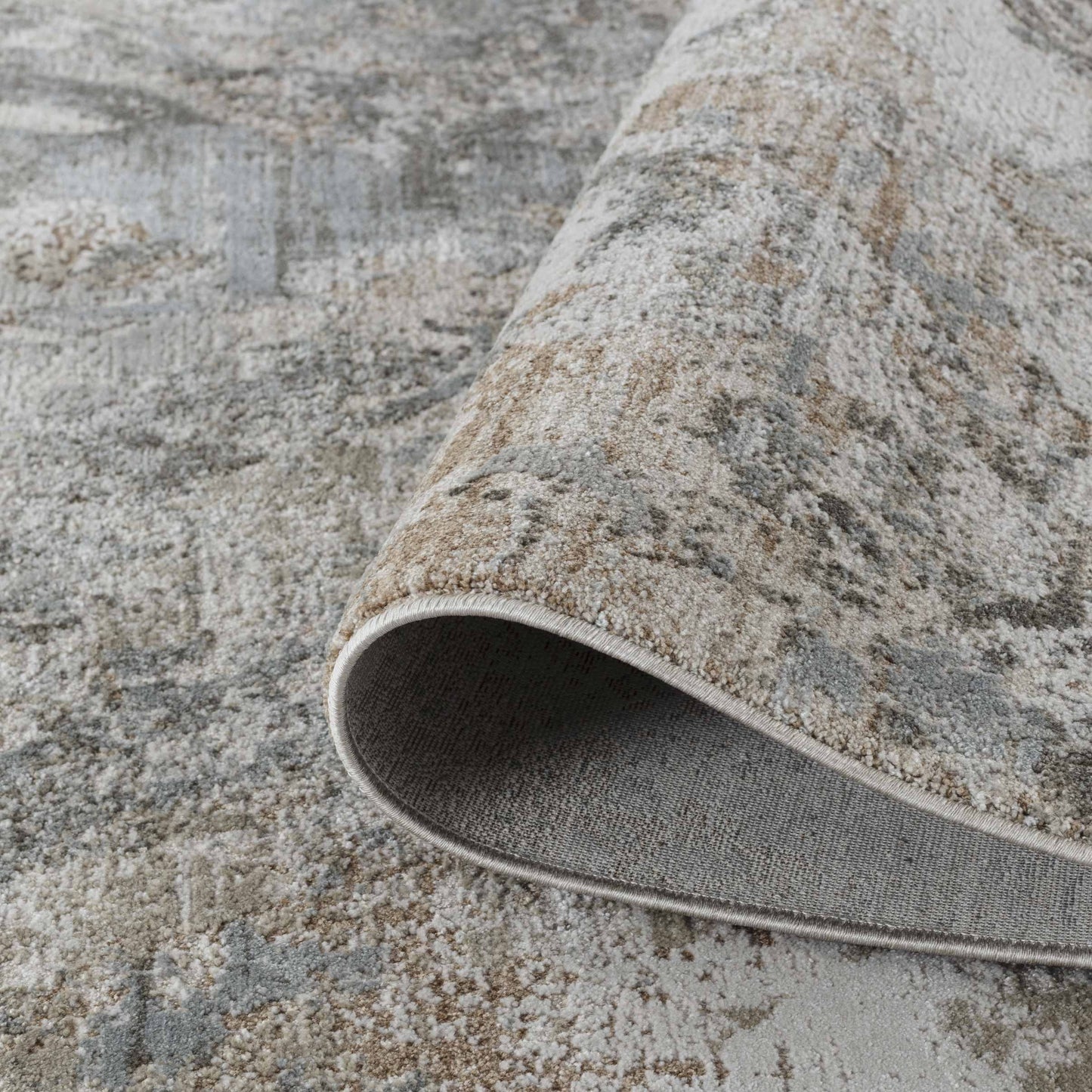 Melo Modern Fog Beige Rug