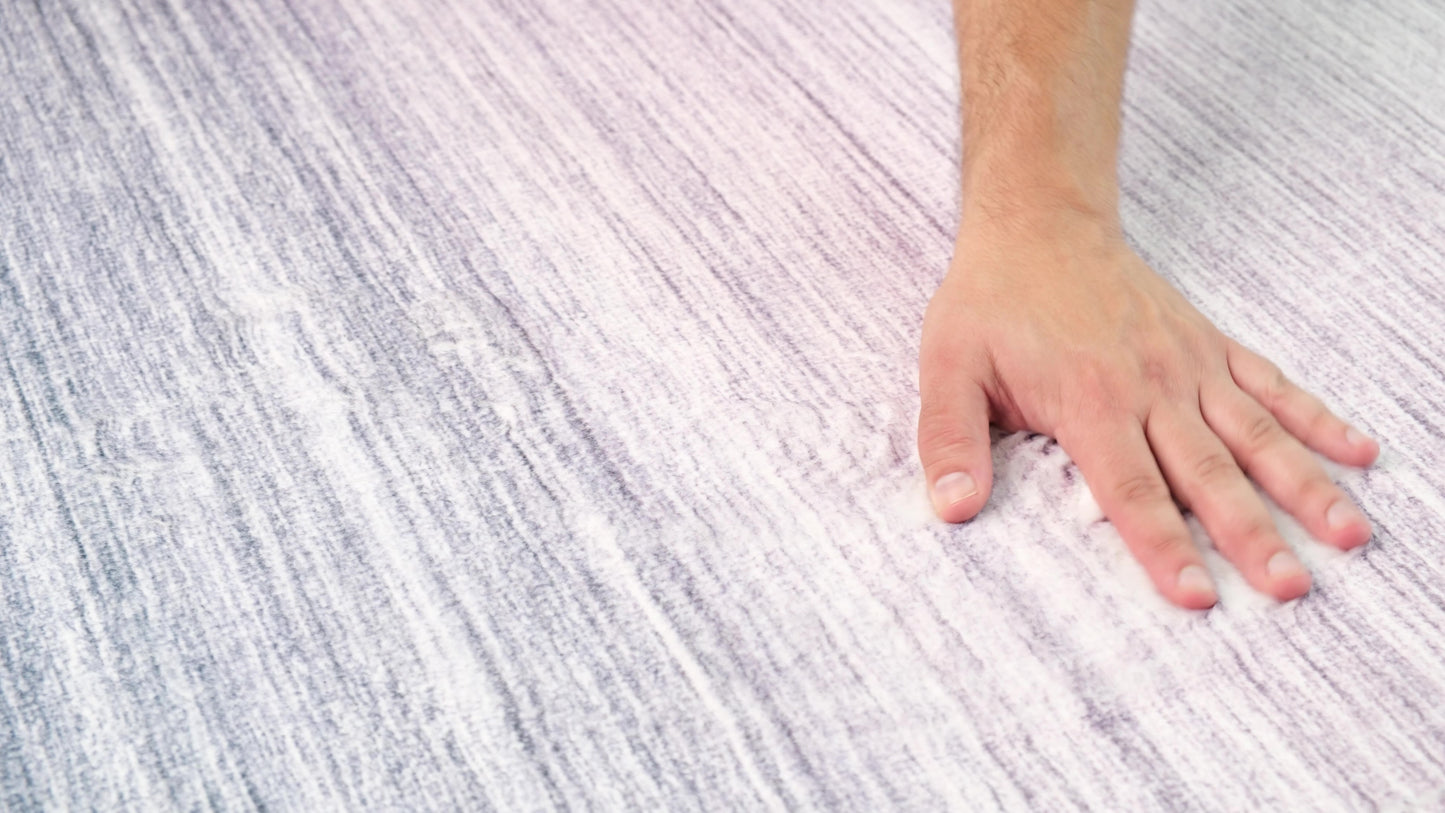 Soren Ombre Modern Purple and Cream Indoor Rug-7