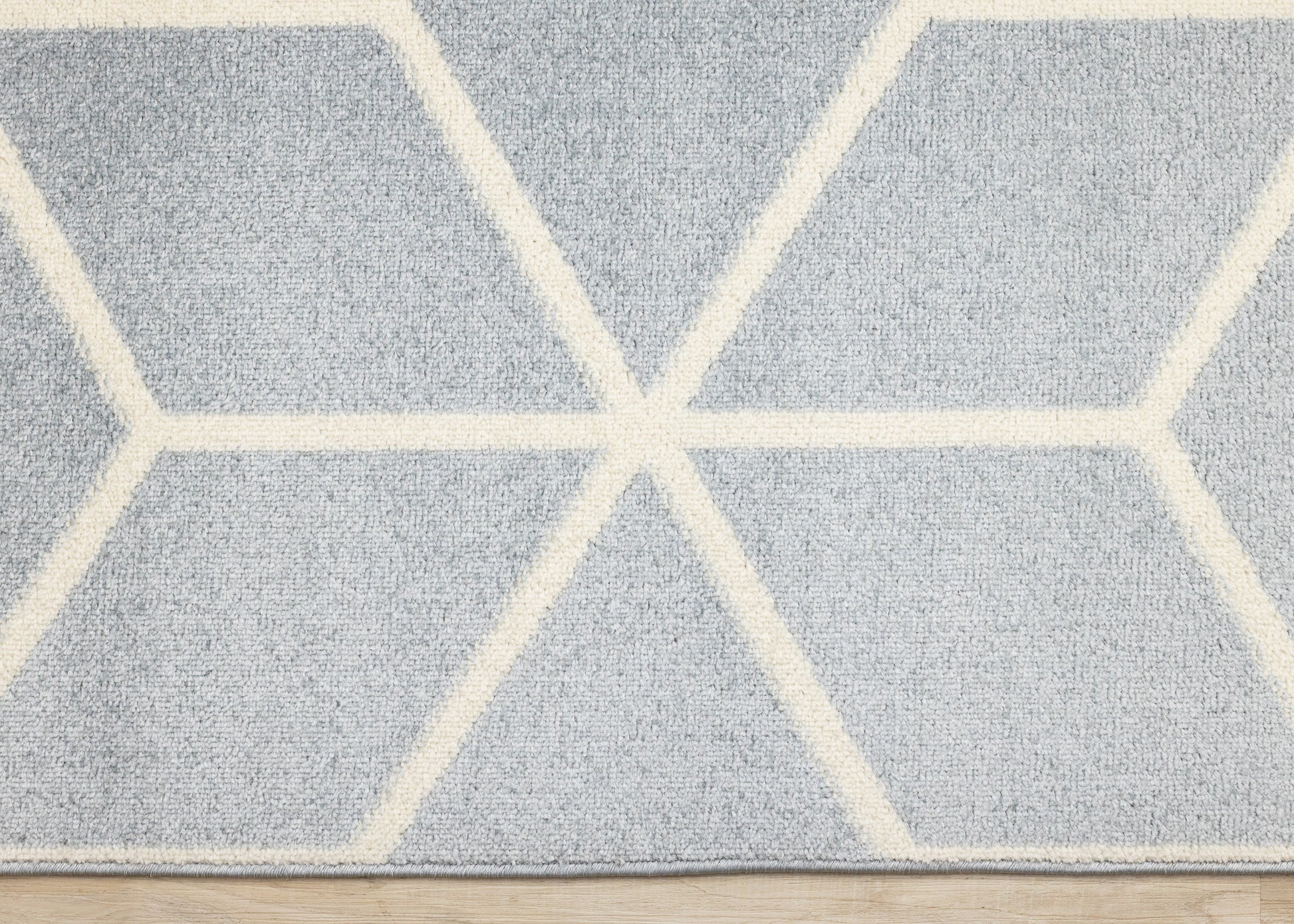 Contemporary Geometric Blue Area Rug-8