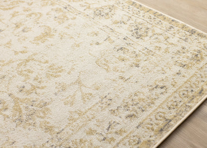 Classic Traditional Cream Area Rug