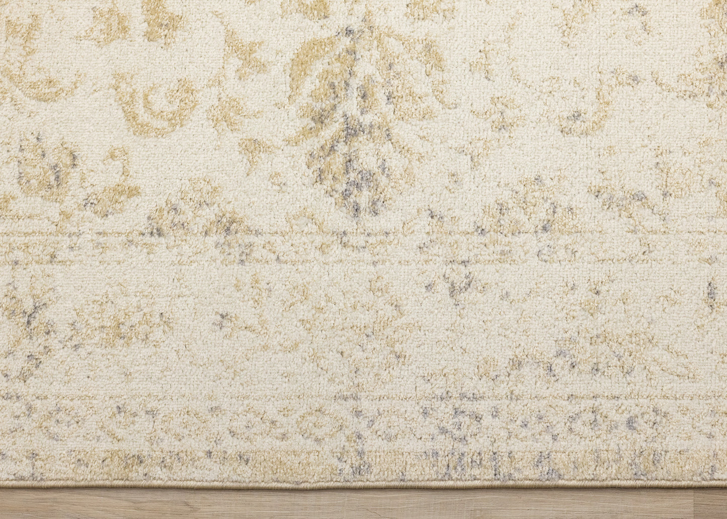 Classic Traditional Cream Area Rug