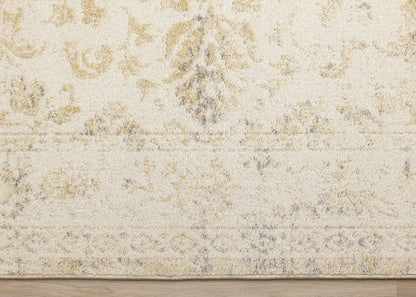 Classic Traditional Cream Area Rug