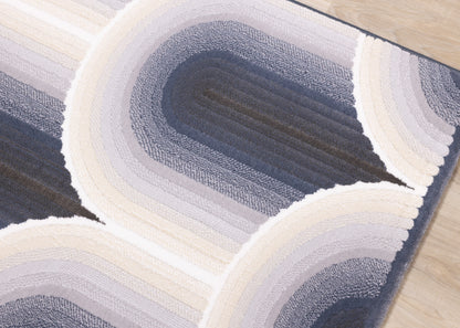 Deco Geometric Cream Area Rug