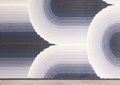 Deco Geometric Cream Area Rug