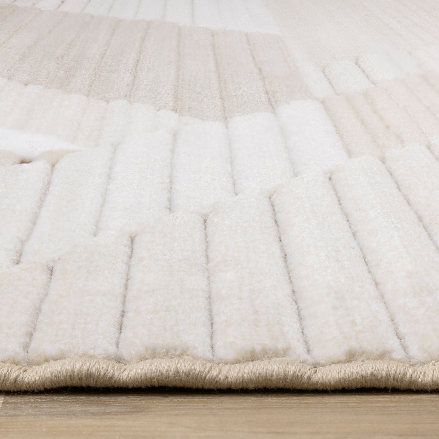 Modern Geometric Beige Area Rug