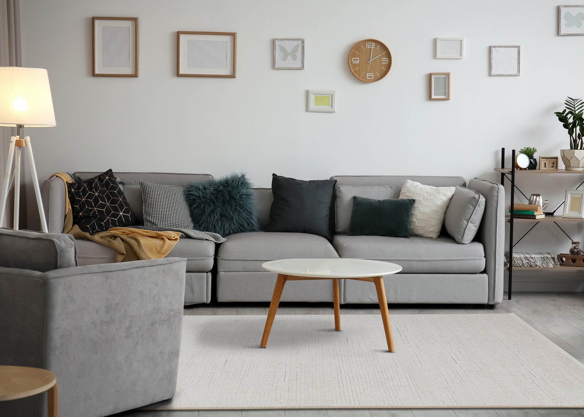 Contemporary Tonal Solid Rug  Indoor Area-3
